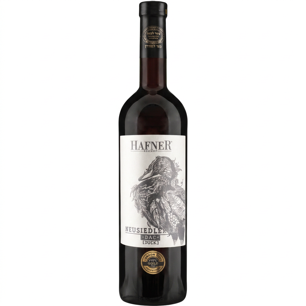 
                  
                    Hafner Neusiedlersee DAC Zweigelt, Flasche auf weißem Hintergrund
                  
                