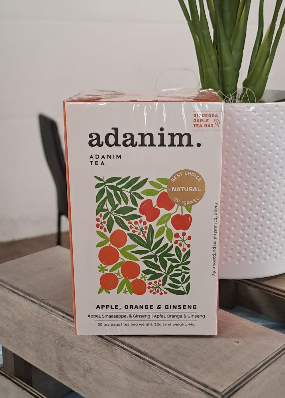 Adanim - Kräutertee mit Apfel, Orange & Ginseng
