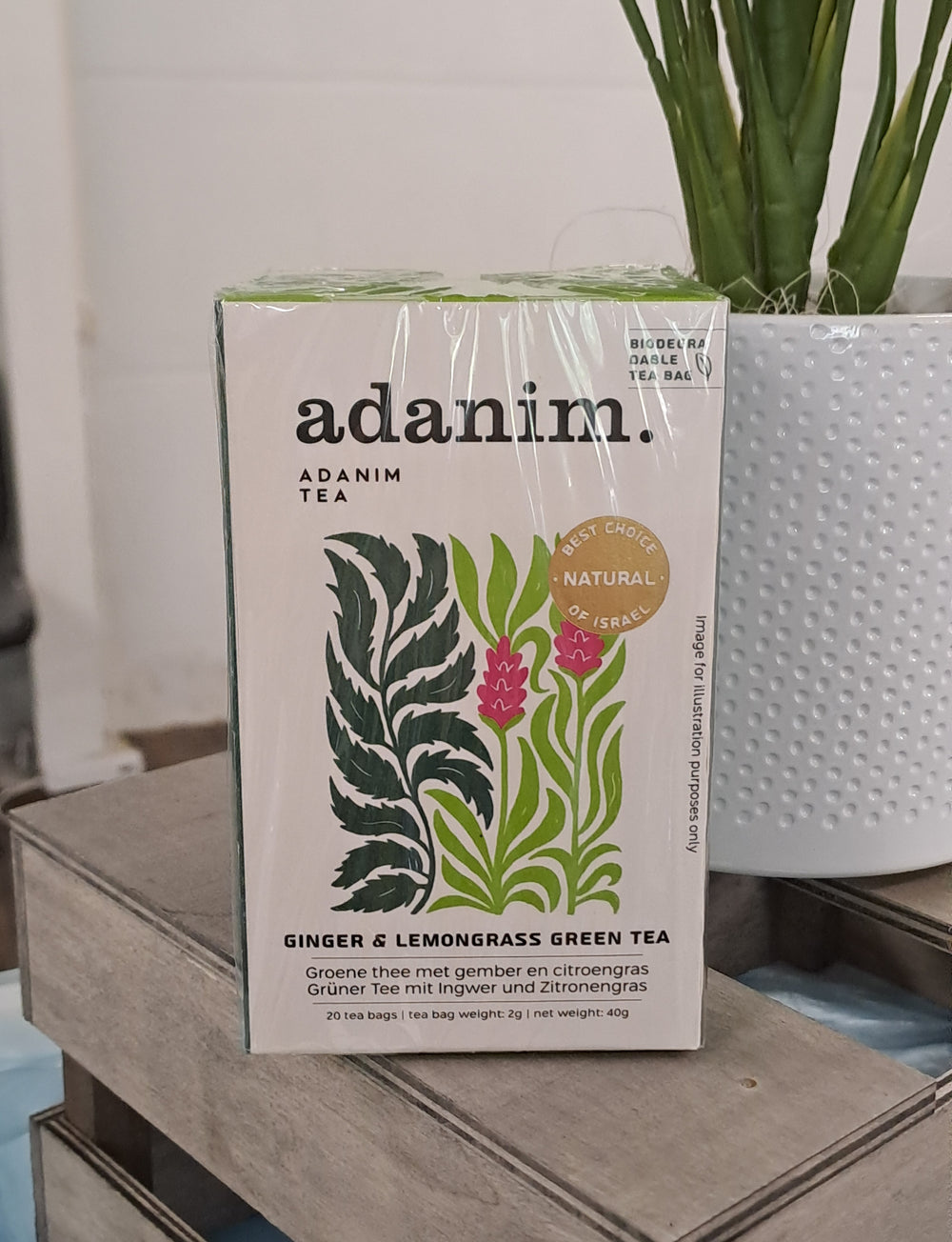 Adanim - Green Tea Ginger & Lemongrass (Grüner Tee mit Ingwer und Zitronengras)