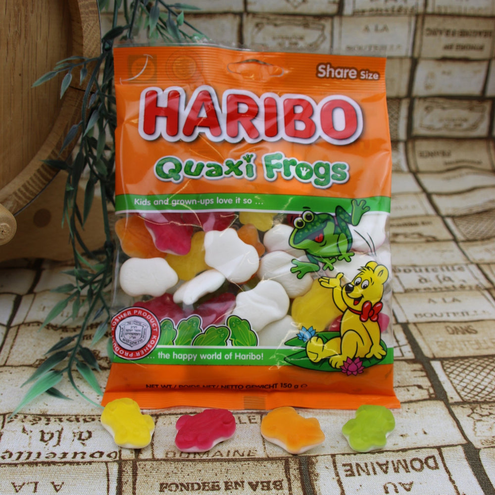 
                  
                    HARIBO - Quaxi Frogs (Mini Frösche) - Israelwein
                  
                