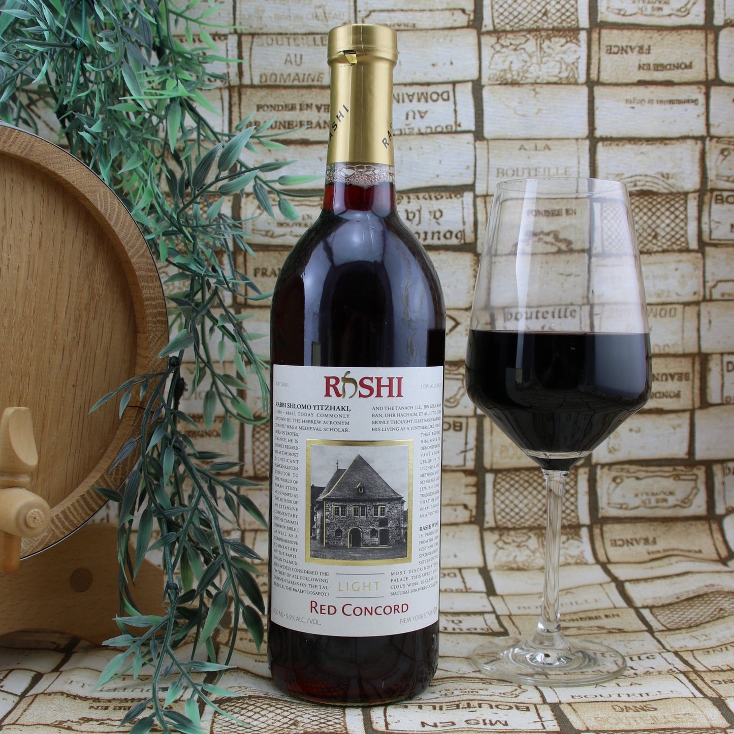 
                  
                    Royal Rashi light - Low Alcohol Concord (USA) koscher - Israelwein
                  
                